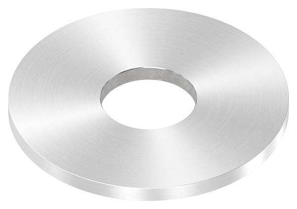 Ankerplatte Masse- Ø 100x6 mm Rundschliff - Mittelbohrung V2A-11-2271R.4