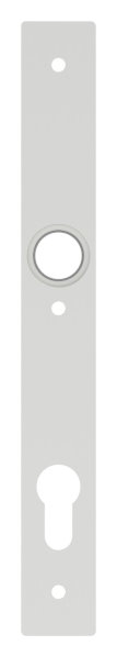 Enseigne longue cylindrique en aluminium | Dimensions : 30x245x10 mm | Forme : carrée | Aluminium EV1