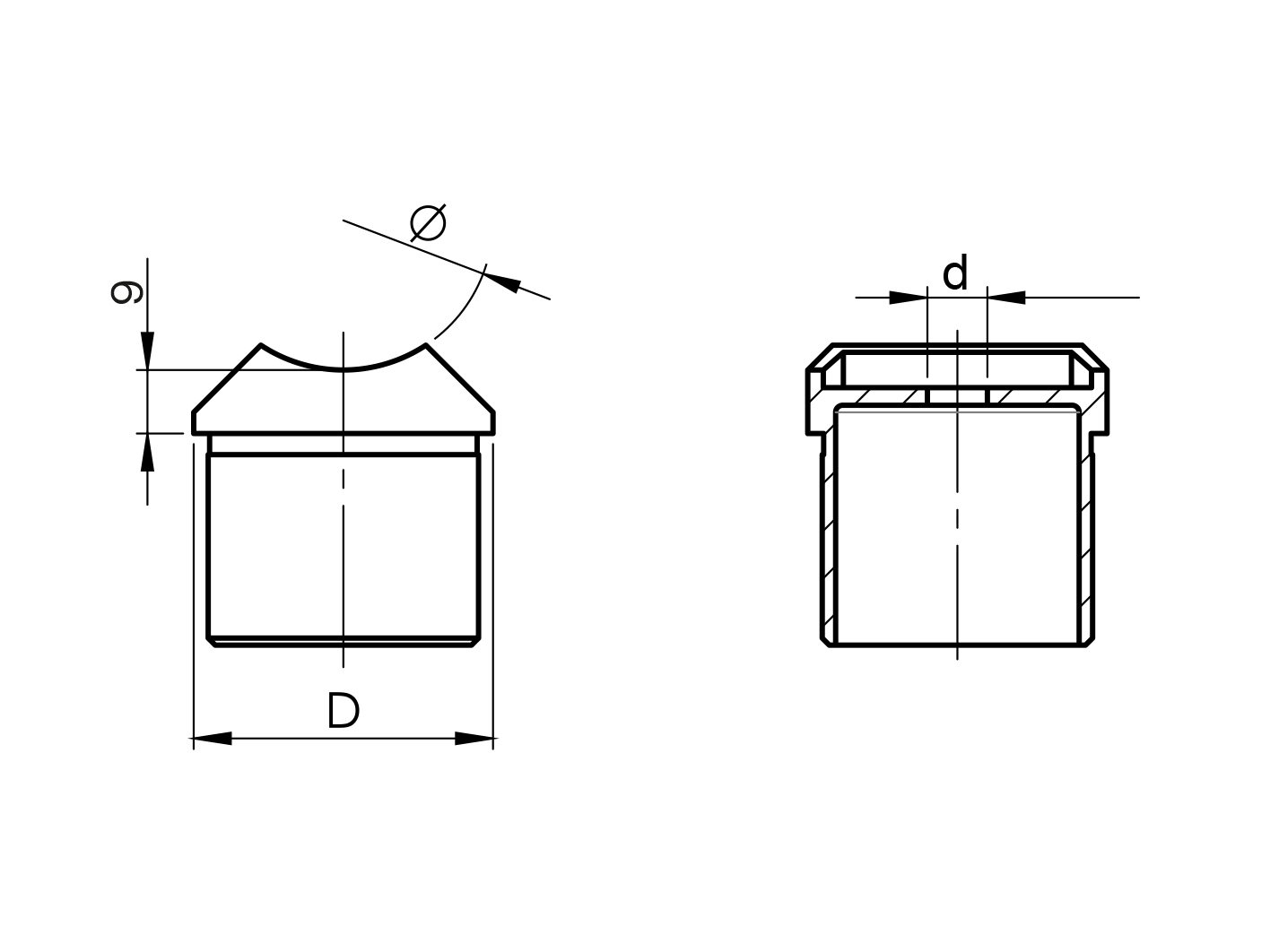 Sellette à coller pour tube rond Ø 33,7x2,0 mm V2A