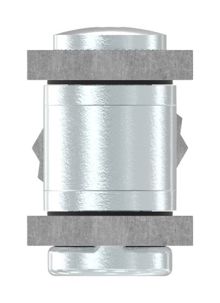 Charnière M18 | réglable | acier (brut) S235JR