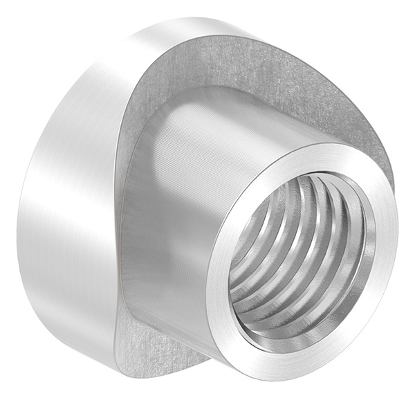 Manchon à souder pour charnière de porte M16 / 33,7mm