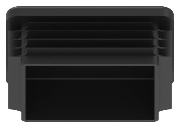 Capuchon plastique pour tube carré 80x80mm