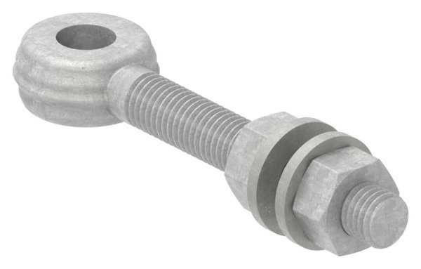 Charnière M12 | Boulon à oeil | Acier (brut) S235JR