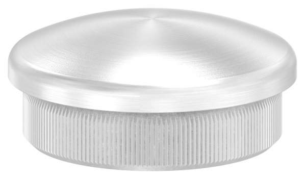 Bouchon légèrement bombé V2A matériau plein pour Ø 35,0x2,0 mm