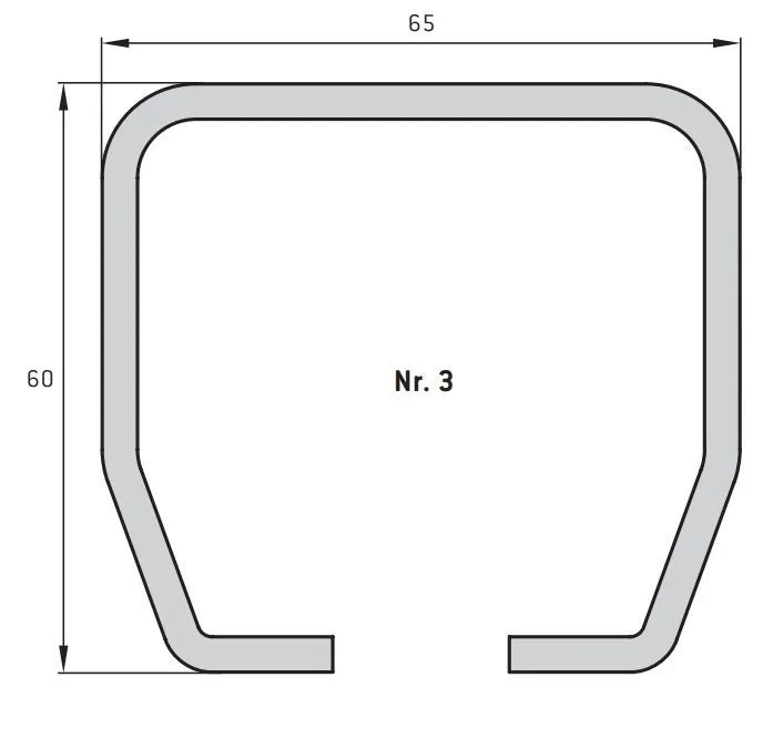 Ferrure pour portail coulissant 3 | Poids par vantail jusqu'à 600 kg