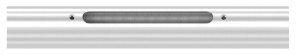 LED-Handlaufrohr V2A 42-4x2-0 mm L 3000 mm mit 3x Ausschnitt geschliffen-88-11LED-R42-3000-3.V2A