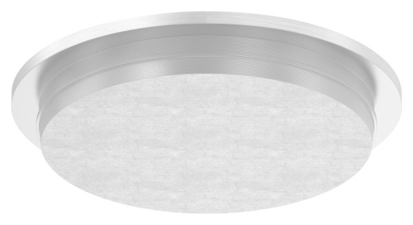 Einsteckkappe Edelstahl V2A fuer Rohr Ø 42-4 x 3-0 mm- leicht gewoelbt zum Einschlagen-11-6025.4