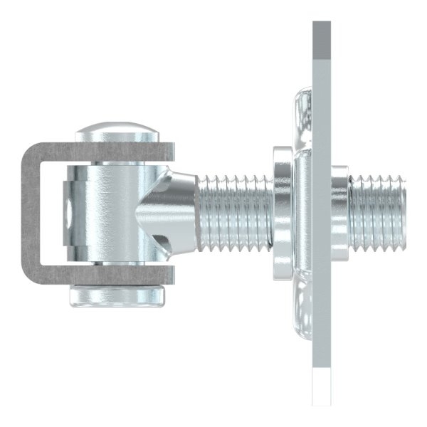 Torband M20 verstellbar mit Befestigungsplatte Stahl -Roh- S235JR-30-3535.7