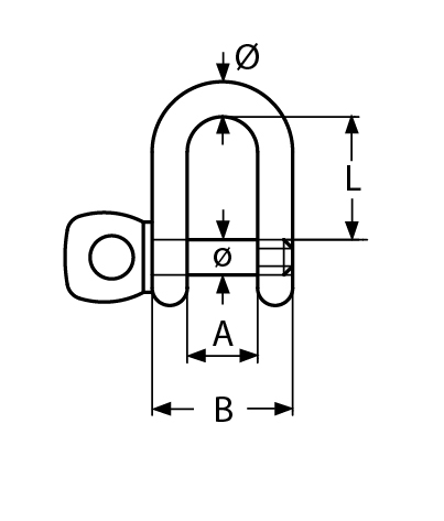 Rundschaekel Fuer Seil 3 mm - 25 mm V4A - Verkauf in VPEs-66-64-411.8258