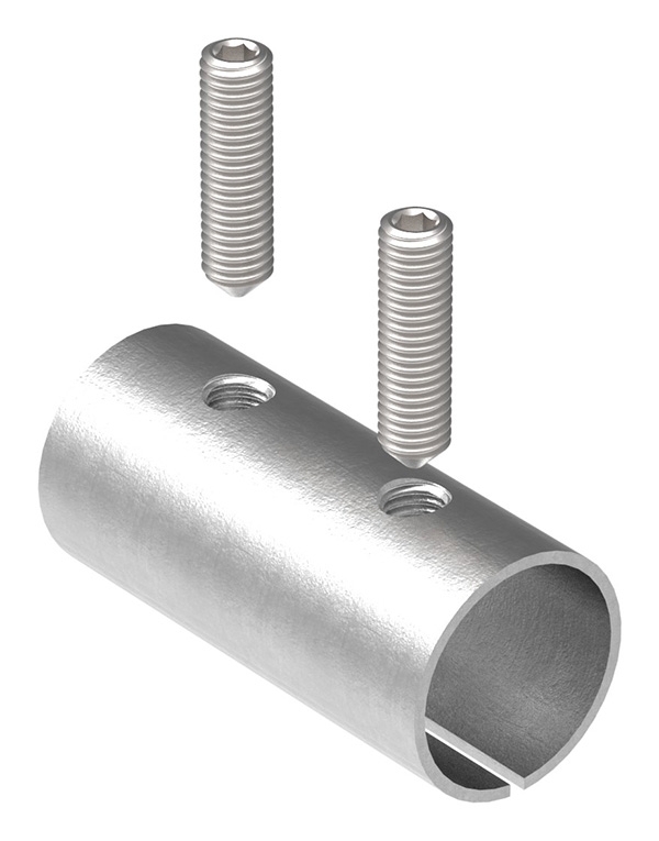 Manchon de raccordement pour tube rond Ø 33.7x2.0 mm V2A