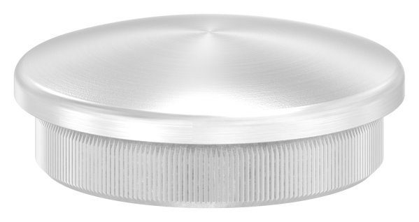 Bouchon légèrement bombé V2A matériau plein pour Ø 42,4x2,6 mm Bouchon légèrement bombé V2A matériau plein pour Ø 42,4x2,6 mm