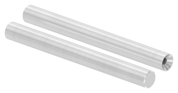 Broche Ø 12mm, longueur : 120mm, avec filetage intérieur, V2A
