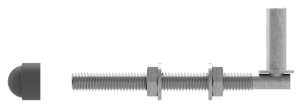 Einhaengeband Torband zum Durchschrauben fuer Ø 13mm- Laenge 140mm-88-11961-13.140