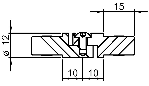 Gelenkverbinder V2A fuer Rundrohr 12x1-5 mm verstellbar 0-100° geschliffen K240-88-1150428-240.GL