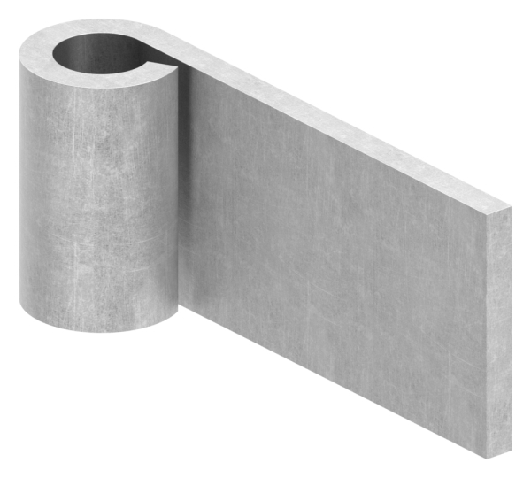 Anschweissband fuer Torband zum Durchschrauben Ø 13mm- Laenge 80mm-88-11960-13.80