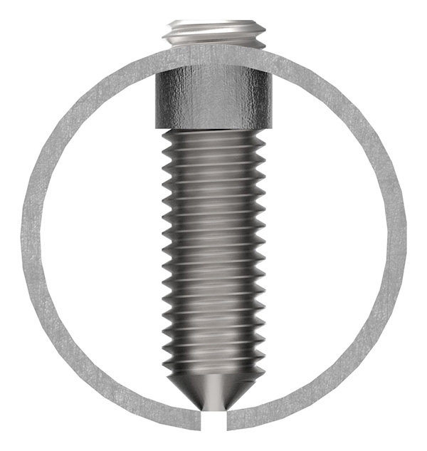 Manchon de raccordement pour tube rond Ø 33.7x2.0 mm V2A
