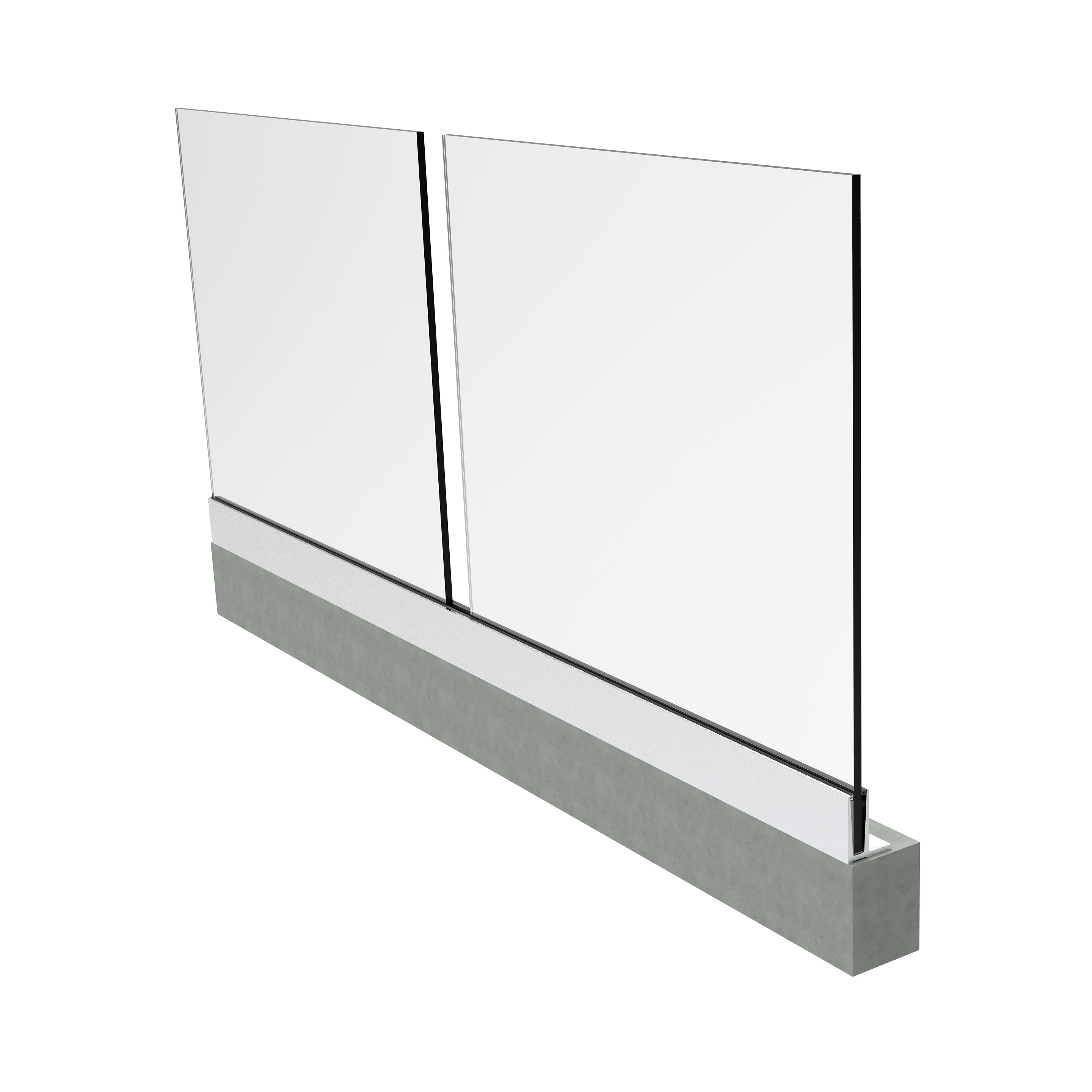 Glasgelaenderprofil Aluminium 2500 mm Glas 16-76 mm Obenmontage Satin-ELOX-89-11ALZVR1002500006-A.4