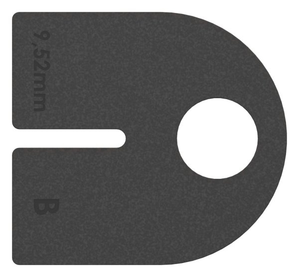 1 Paar Gummis zu Glasklemme 63x45x30 mm AbZ fuer 9-52 mm Glas VSG-10-2414ABZ.0