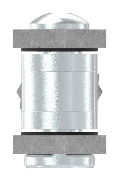 Charnière M22 | réglable | acier (brut) S235JR
