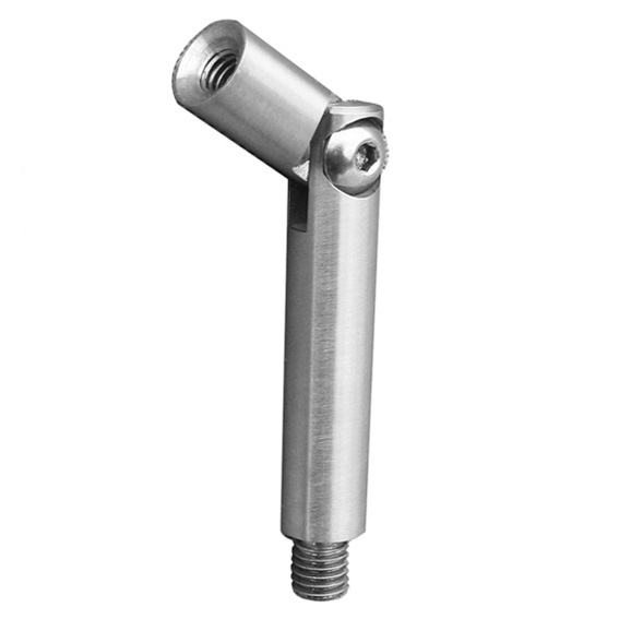 Goupille filetée | dimensions : 75x12 mm | avec articulation filetage extérieur - et intérieur | V2A