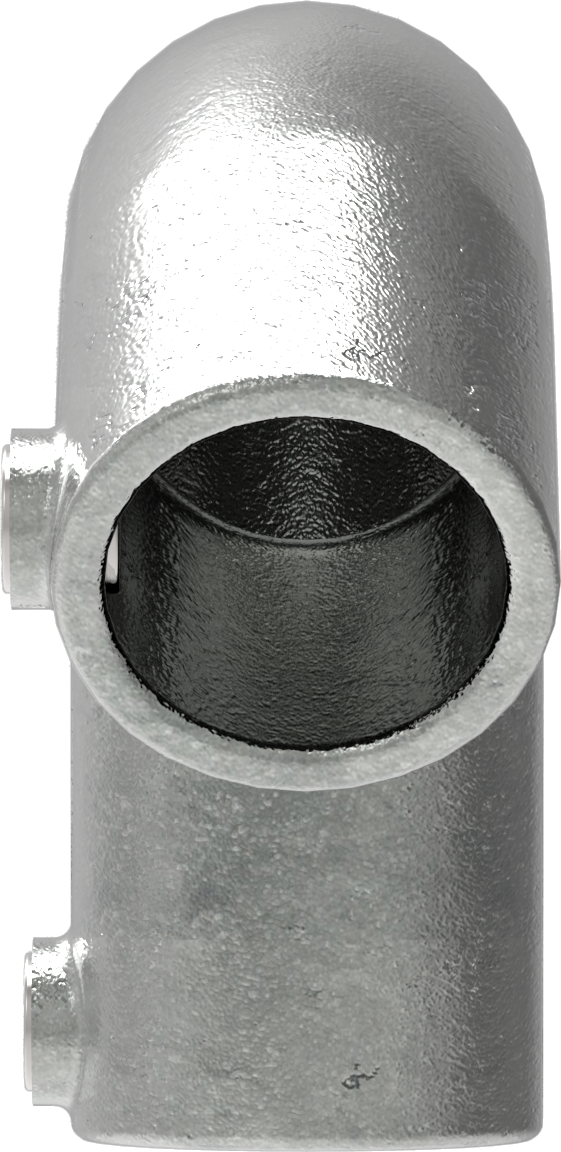 Raccord de tuyau | Coude variable 40-70° | 123C42 | 42,4 mm | 1 1/4" | Fonte malléable et électrogalvanisée