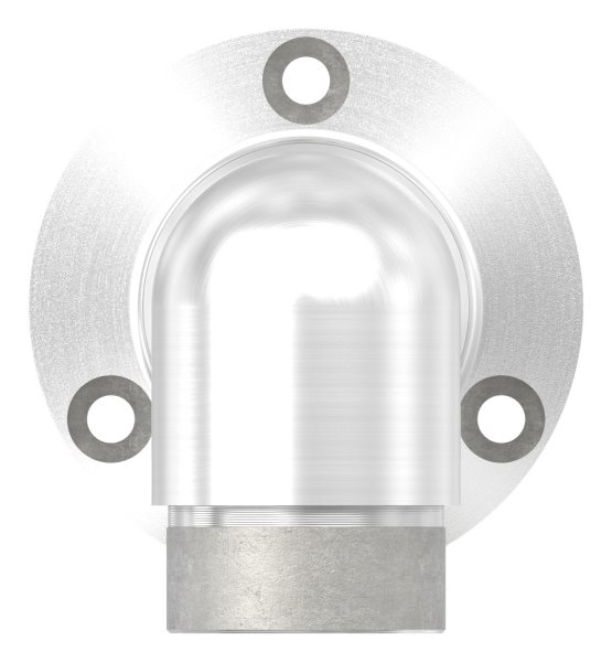 Wandhalter 90° lang fuer Rundrohr Ø 42-4x2-0 mm - V2A-11-3681.4