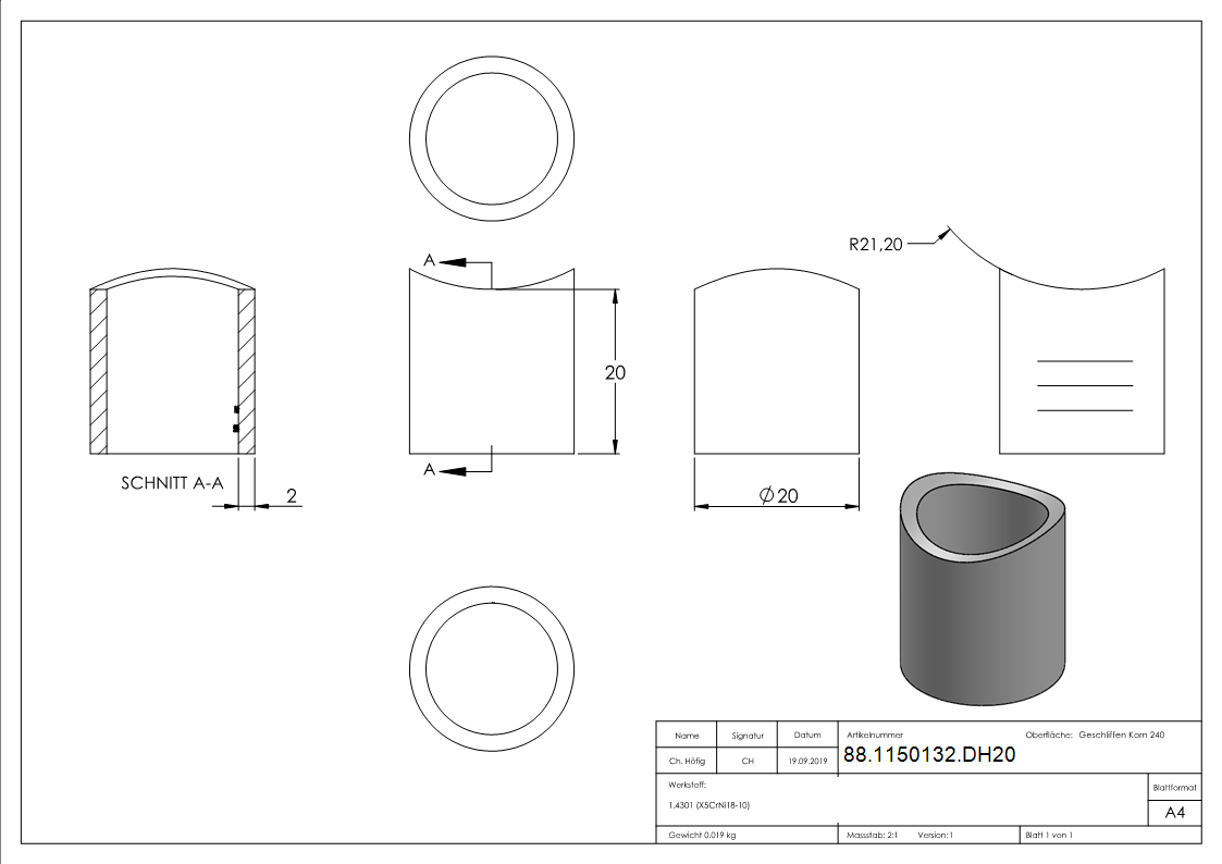 Distanzhuelse- Laenge- 20mm-88-1150132.DH20