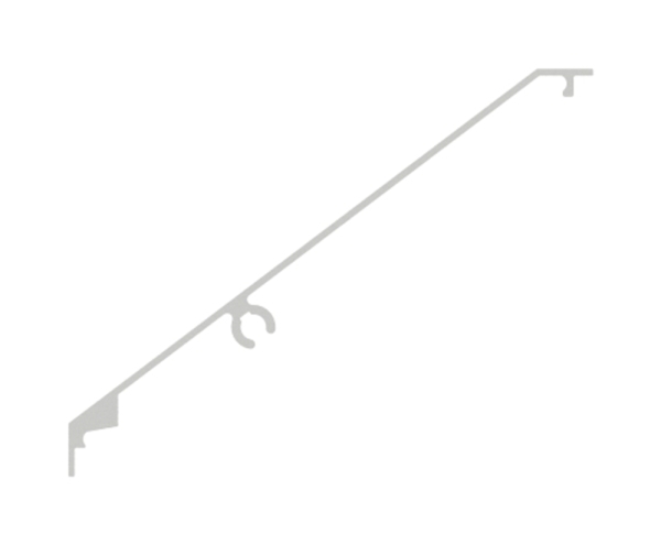 Design-Abdeckung fuer eleganza canopy- L- 2405mm- RAL 7016-88-11VDE-AB-2400.7016