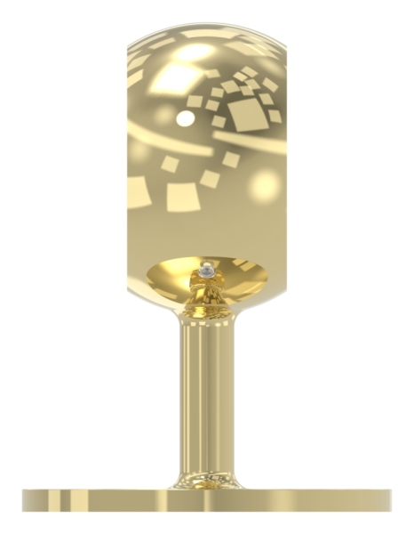 Porte-tube, pour tube 48,3mm, optique laiton