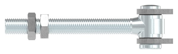 Charnière M18 | réglable | acier (brut) S235JR