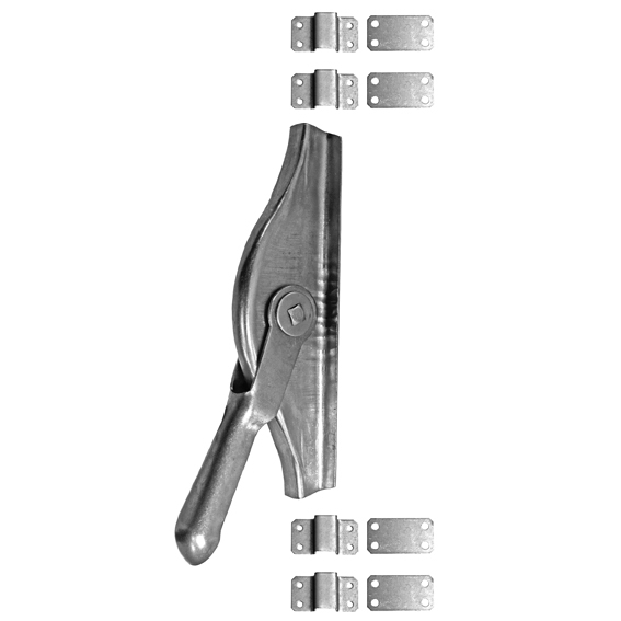 Stangenriegel Stahl verzinkt L235mm-89-11D722235ZN-A.4
