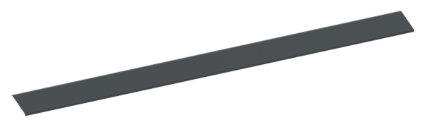 Design-Abdeckung fuer eleganza canopy- L- 2405mm- RAL 7016-88-11VDE-AB-2400.7016