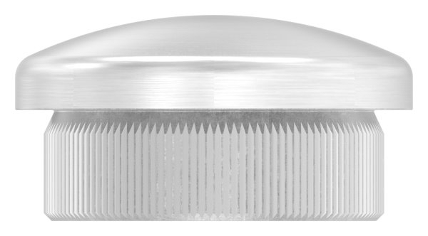 Bouchon légèrement bombé V2A matériau plein pour Ø 25,0x2,0 mm