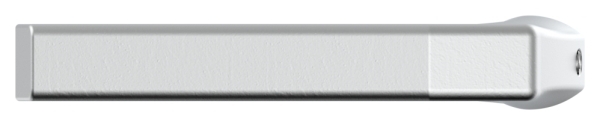 Tuerdruecker-Paar Aluminium gerade 8x8 mm Vierkantstift verzinkt-88.1115390