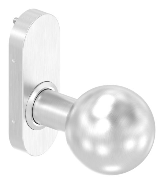 Tuerdruecker gerade mit Kugel Ø 50 mm feststehend V2A-11-3521.4