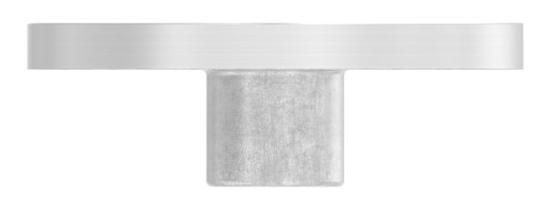 Platte flach mit M8 fuer Rohr Ø 42-4 mm V4A-11-5267.4