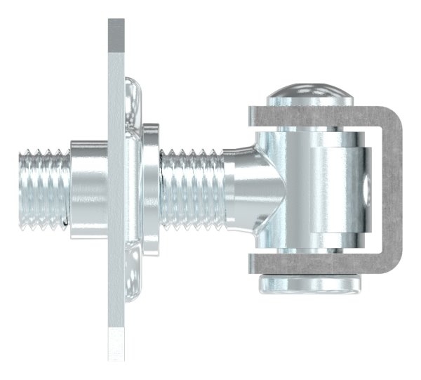 Torband M24 verstellbar mit Befestigungsplatte Stahl -Roh- S235JR-30-3536.7