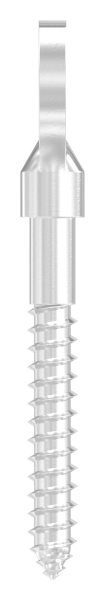 Boulon à œil avec filetage en bois M5 V4A