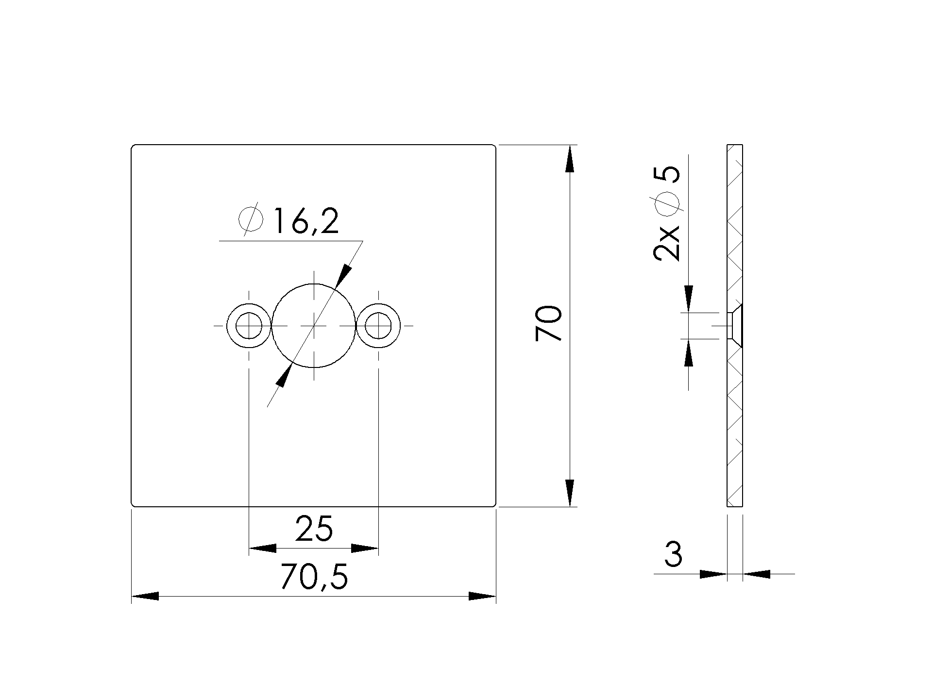 Scharnierhalterung fuer Rahmenprofil 70x70 R7016-89-11FGCH70X70R7016-A.4