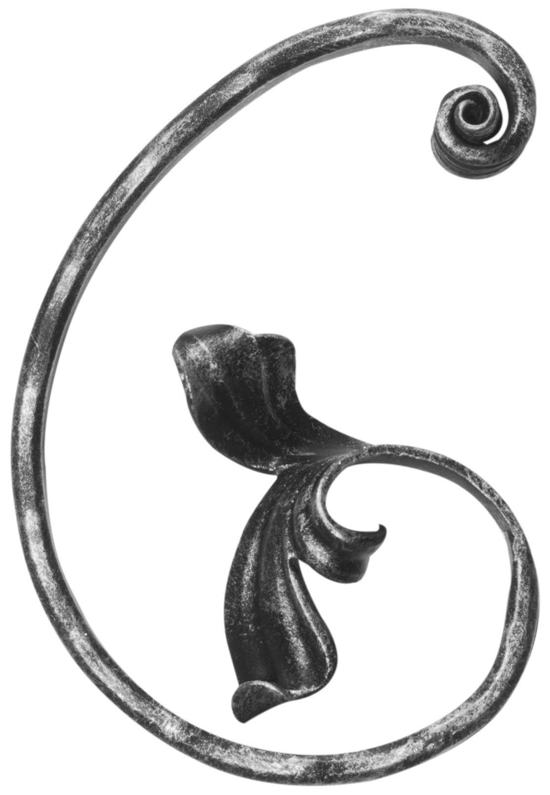 Maître baroque | Dimensions : 130x200 mm | Matériau : 16x8 mm | Acier S235JR, brut