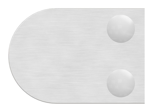 Pince en verre | Dimensions : 40x28x17.4 mm | Connexion plate | V2A