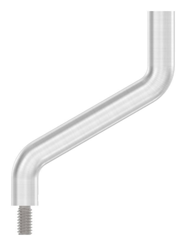 Support Ø 14mm, 2x 30° coudé, V2A