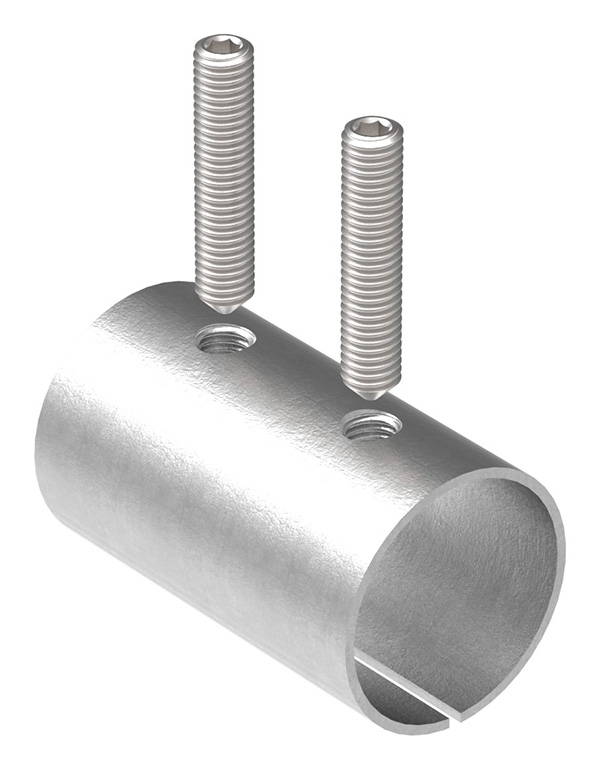 Manchon de raccordement pour tube rond Ø 42.4x2.0 mm V2A
