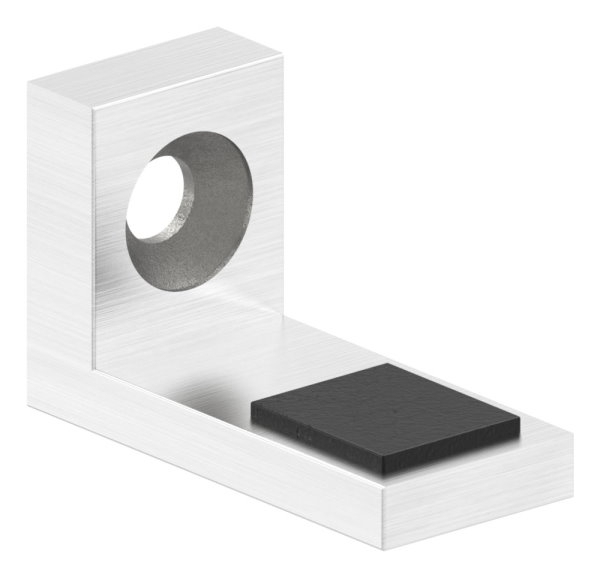 Halteboden mit geradem Anschluss- V2A - Edelstahl V2A-88-1160501-240.00