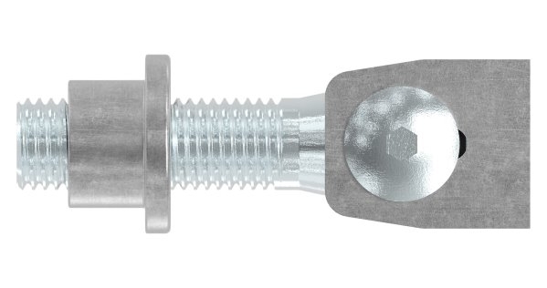 Charnière M18 | réglable | soudable | acier (brut) S235JR