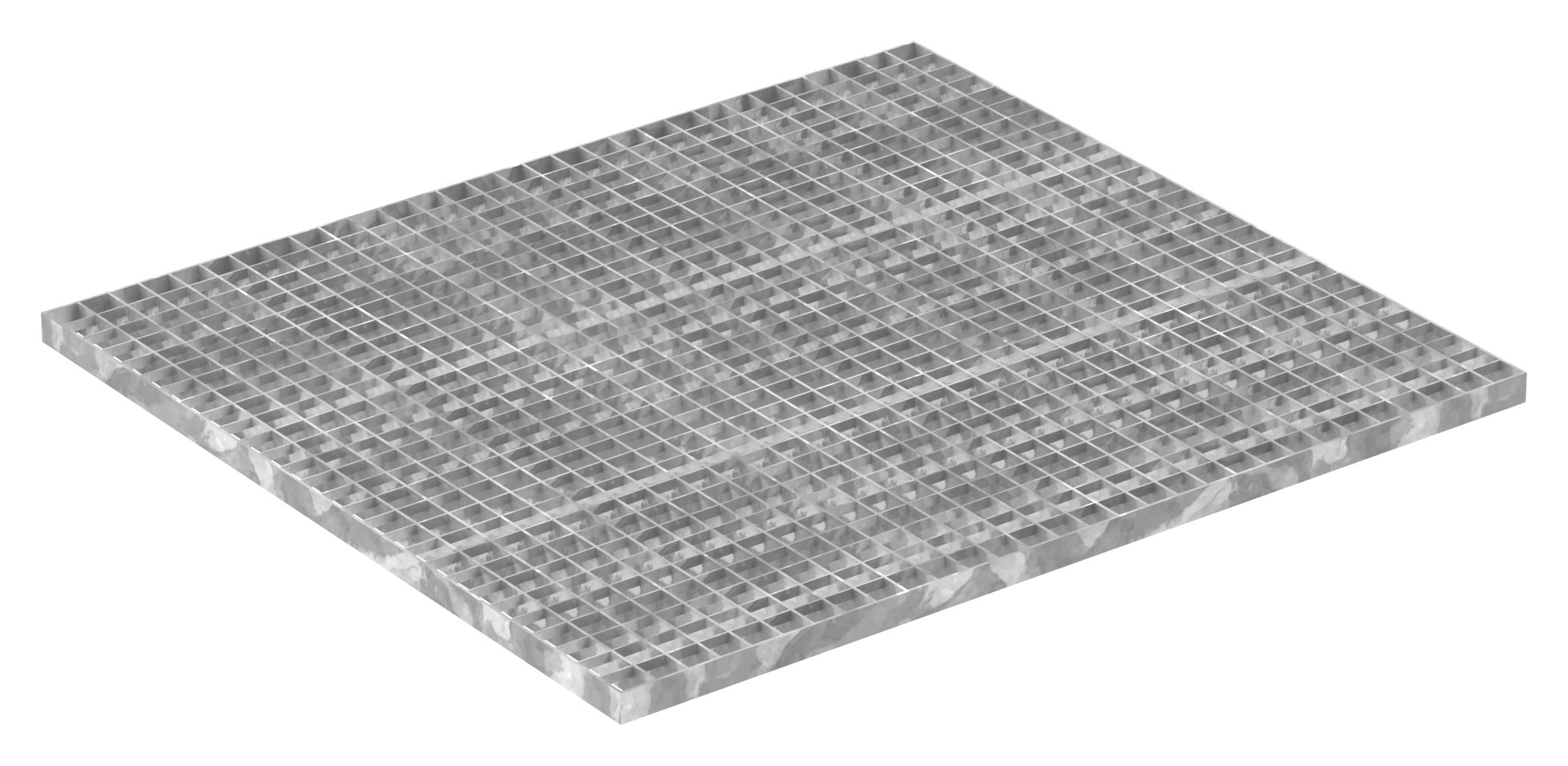 Industrie-Gitterrost - Masse- 900x1000 mm; 30-30 mm; 30-3 mm - S235JR -St37-2- im Vollbad feuerverzinkt-21-9010030303.7