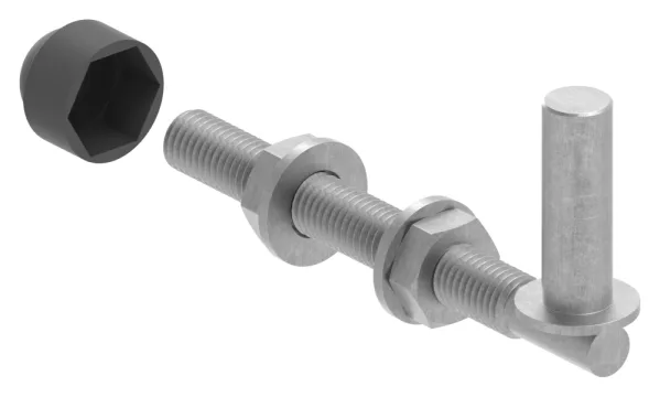 Einhaengeband Torband zum Durchschrauben fuer Ø 13mm- Laenge 120mm-88-11961-13.120