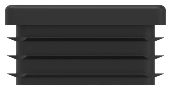 Capuchon en plastique pour tube rectangulaire 80x40mm