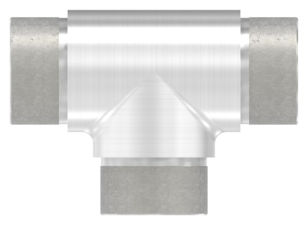 T-Stueck V2A fuer Rohr Ø 42-4x2-5 mm steckbar gleiche Abgaenge-11-3679.4