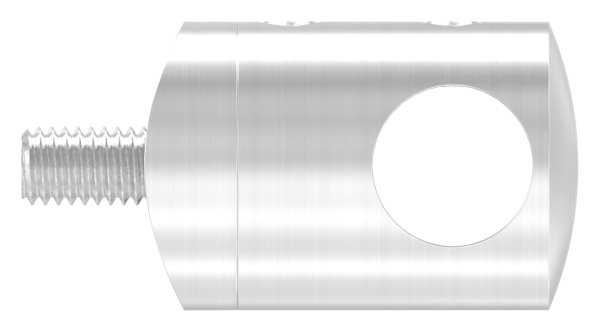 Support de barre transversale Ø 22 mm | connexion : 42,4 mm | avec trou : 12,2 mm | V2A